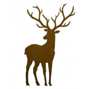 Deko hert groot gewei, roest design
