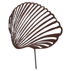 Schelp Shell op plaat, roest design