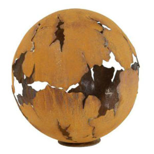 Kogel voorzien van scheuren, roest design