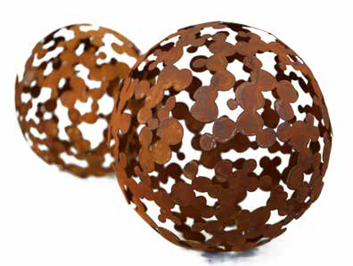 Bubbel kogel, roest design