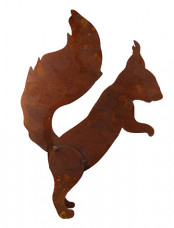 Eekhoorn om aan pot te hangen, roest design