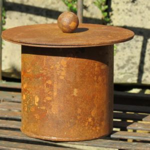Vuurpot, roest design