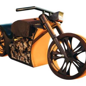 Barbecue motorfiets, roest design