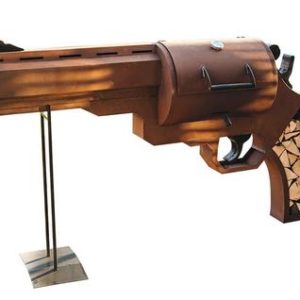 Barbecue / grillplaats pistool, roest design