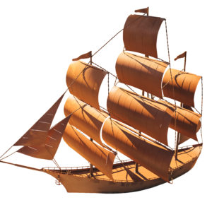 Zeilschip, roest design