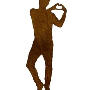 Jongeheer met hart, roest design