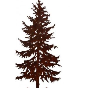 Dennenboom, roest design