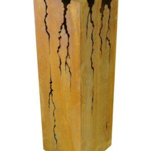 Rustieke zuil, roest design