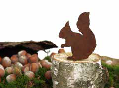 Eekhoorn, ministeker, roest design